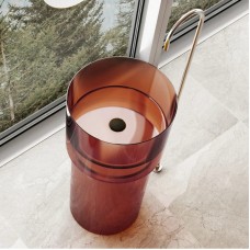 Раковина напольная 45х45 см Abber Kristall AT2701Opal