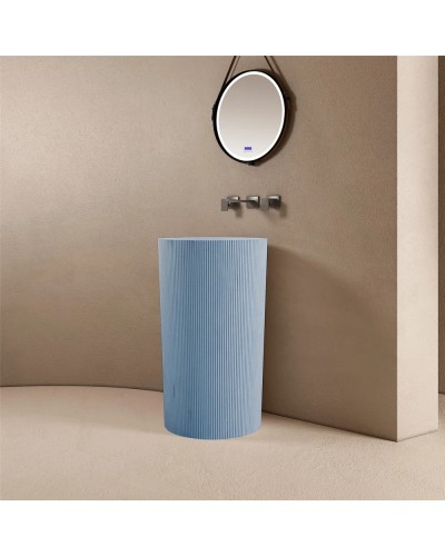 Раковина напольная 50х50 см Abber Stein AS2501Blau