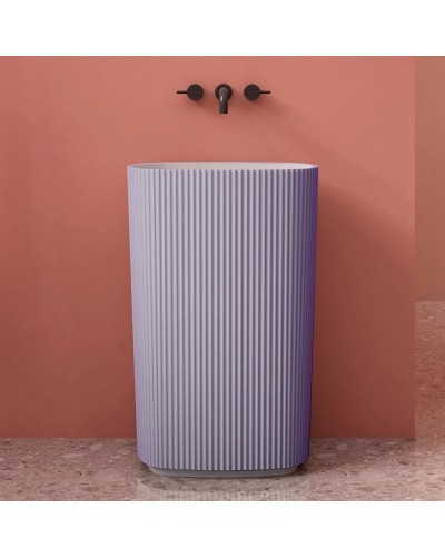 Раковина напольная 55х36 см Abber Stein AS2502Violett