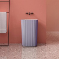 Раковина напольная 55х36 см Abber Stein AS2502Violett