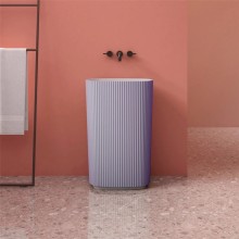 Раковина напольная 55х36 см Abber Stein AS2502Violett