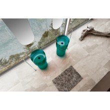 Раковина напольная 45х45 см Abber Kristall AT2701Aquamarin