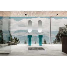 Раковина напольная 45х45 см Abber Kristall AT2702Aquamarin