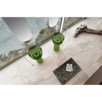 Раковина напольная 45х45 см Abber Kristall AT2702Emerald-H