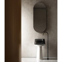 Раковина напольная 50х50 см Abber Kristall AT2706White-Onyx