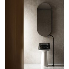 Раковина напольная 50х50 см Abber Kristall AT2706White-Onyx