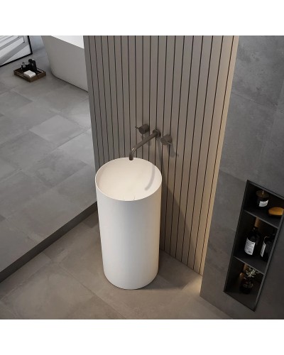 Раковина напольная 40x40 см Vincea VBS-6SP01MW