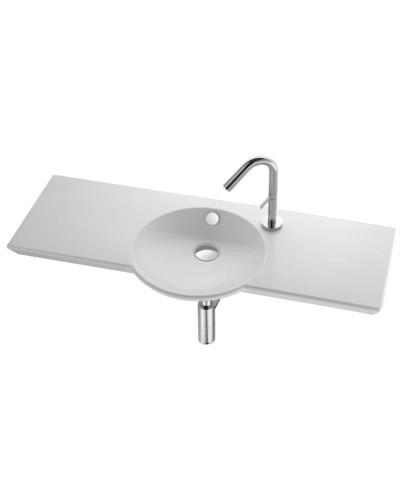 Раковина подвесная с отверстием для смесителя с правой стороны 100 см Jacob Delafon Spherik E4508-00