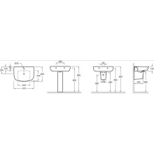 Раковина подвесная 67 см Jacob Delafon Odeon Up E4754C-00