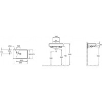 Раковина подвесная 60х37 см Jacob Delafon Rythmik EXR112-00