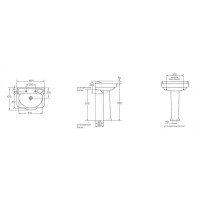 Раковина 61 см Ideal Standard Reflections W412101