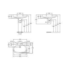 Раковина 68 см Ideal Standard Active T088401