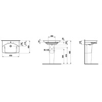 Раковина 65 см Laufen Palace 8.1070.3.000.104.1