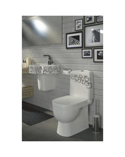 Раковина 55,8 см Sanita Luxe Best Bubbles BSTSLWB12