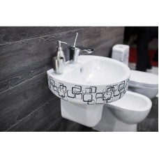 Раковина 55,8 см Sanita Luxe Best Bubbles BSTSLWB12