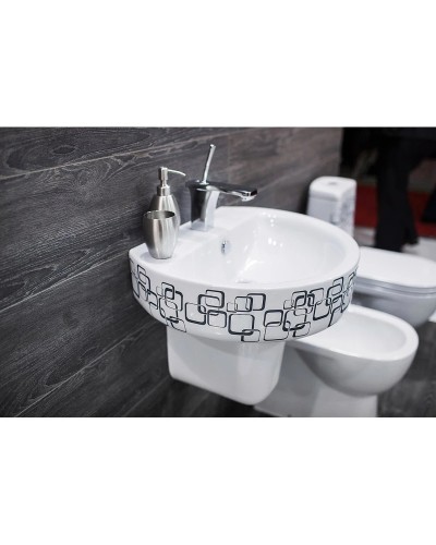 Раковина 55,8 см Sanita Luxe Best Bubbles BSTSLWB12