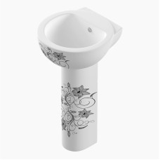 Раковина 48 см Sanita Luxe Art Flora ARTSLWB10