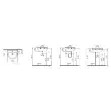 Раковина 50 см Vitra S50 5313B003-0001