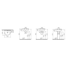 Раковина 50 см Vitra S50 5313B003-0001