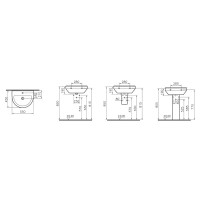 Раковина 55 см Vitra S50 5301B003-0001