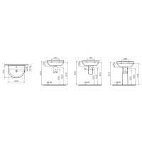 Раковина 60 см Vitra S50 5302B003-0001