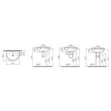 Раковина 60 см Vitra S50 5302B003-0001