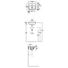 Раковина 31x27 см Simas Evolution EVO13bix1