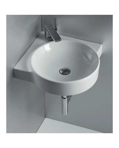 Раковина угловая 49,5х49,5 см Simas Flow FL24bix1