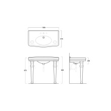 Раковина 105х57 см Simas Londra LO934bix1