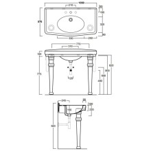 Раковина 105х57 см Simas Londra LO934bix1