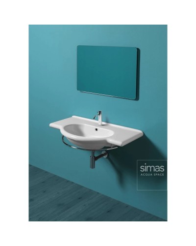 Раковина 90х51 см Simas Lavabi d'arredo Nizza TOP 62 bix1