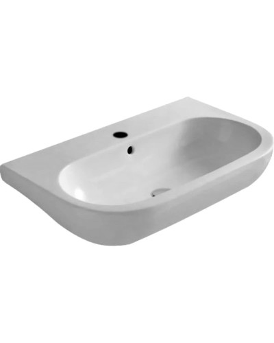 Раковина 75х45 см с одним отверстием под смеситель Azzurra Nuvola NUV200/75bix1