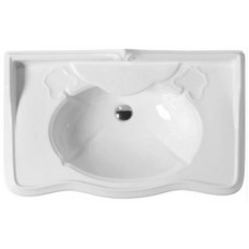 Раковина 70х55 см с одним отверстием под смеситель Azzurra Jubilaeum JUB200/M bix1