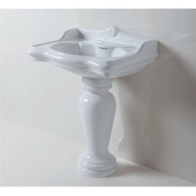 Раковина 70х55 см с одним отверстием под смеситель Azzurra Jubilaeum JUB200/M bix1