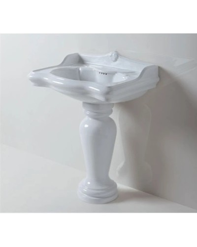 Раковина 70х55 см с одним отверстием под смеситель Azzurra Jubilaeum JUB200/M bix1