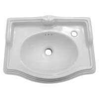 Раковина 50х35 см с отверстием под смеситель справа Azzurra Jubilaeum JUB200/50 bix1dx