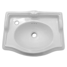 Раковина 50х35 см с отверстием под смеситель слева Azzurra Jubilaeum JUB200/50 bix1sx