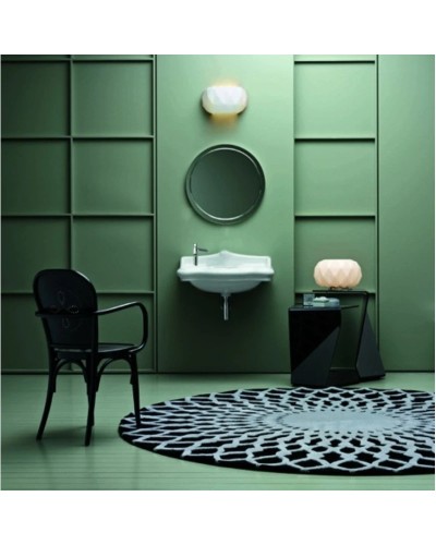 Раковина 50х35 см с отверстием под смеситель слева Azzurra Jubilaeum JUB200/50 bix1sx