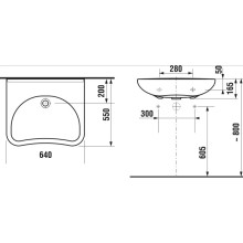 Раковина 64x55 см Jika Mio 8137140001099