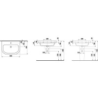 Раковина 60x45 см Jika Olymp 8126130001041