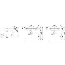 Раковина 60x45 см Jika Olymp 8126130001041