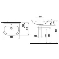 Раковина 50x41 Jika Olymp 8106110001049