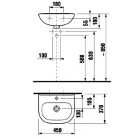 Раковина 45x37 Jika Olymp 8156120001041