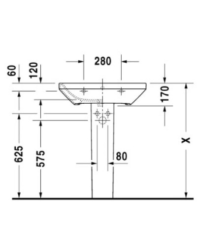 Раковина 65х44 см Duravit DuraStyle 2319650000