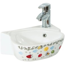 Раковина 38х30 см Creavit Cocuk Decor CK035-00CB00E-FF00