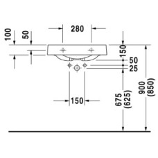 Раковина 57,5х52 см Duravit Architec 0449580008