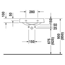 Раковина 57,5х52 см Duravit Architec 0449580009