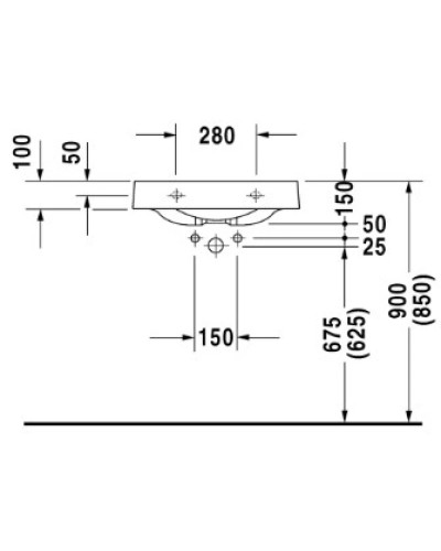 Раковина 57,5х52 см Duravit Architec 0449580009