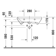 Раковина 65х57 см Duravit DuraStyle 2329650000