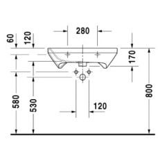 Раковина 65х57 см Duravit DuraStyle 2329650000